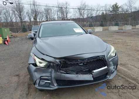 2015 Infiniti Q50 Premium z USA, uszkodzony, nr VIN JN1BV7ARXFM410163